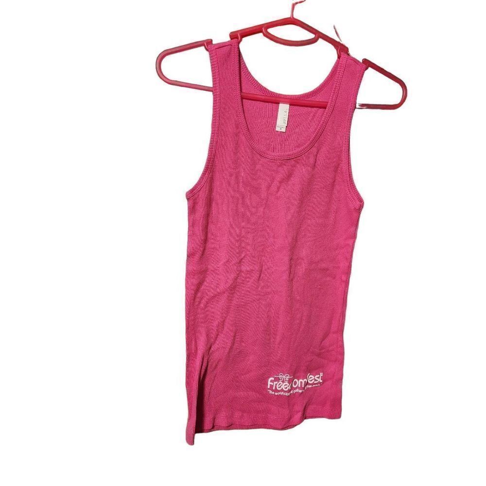 Bella freedom fest M hot pink tank top